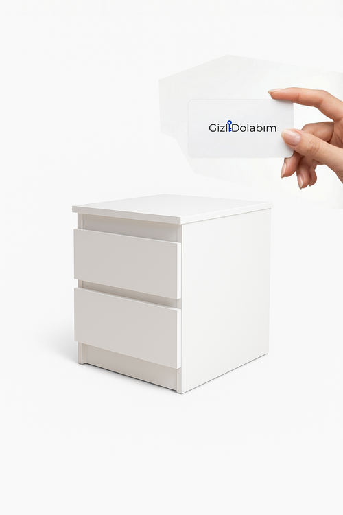 GizliDolabım Bölmeli NFC Kartlı Komodin