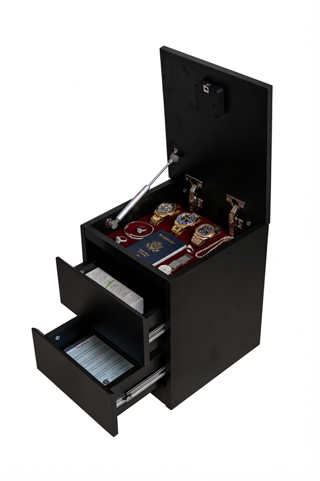 GizliDolabım Bölmeli NFC Kartlı Komodin